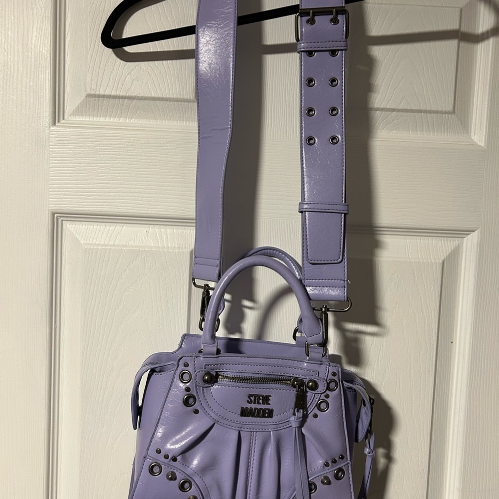 Steve Madden Lavender Satchel Bag